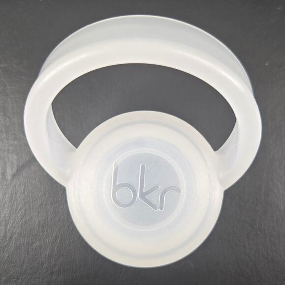 BKR 32oz GLASS WATER BOTTLE – LUXURY BPA-FREE W/ SMOOTH SILICONE SLEEVE (NAKED) - Picture 9 of 9